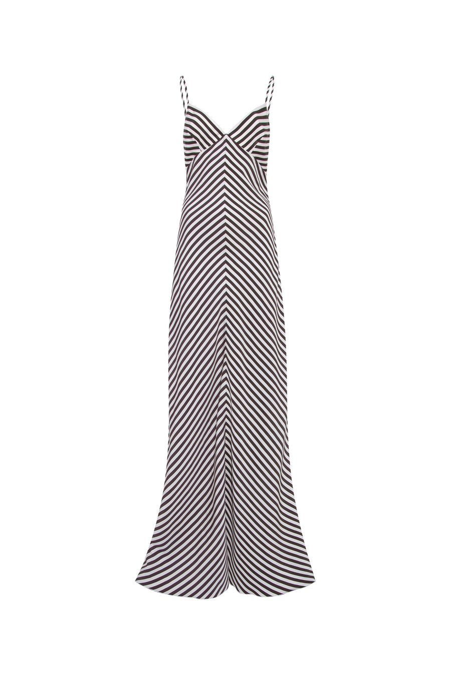 BAMBA - Stripe detailed maxi dress