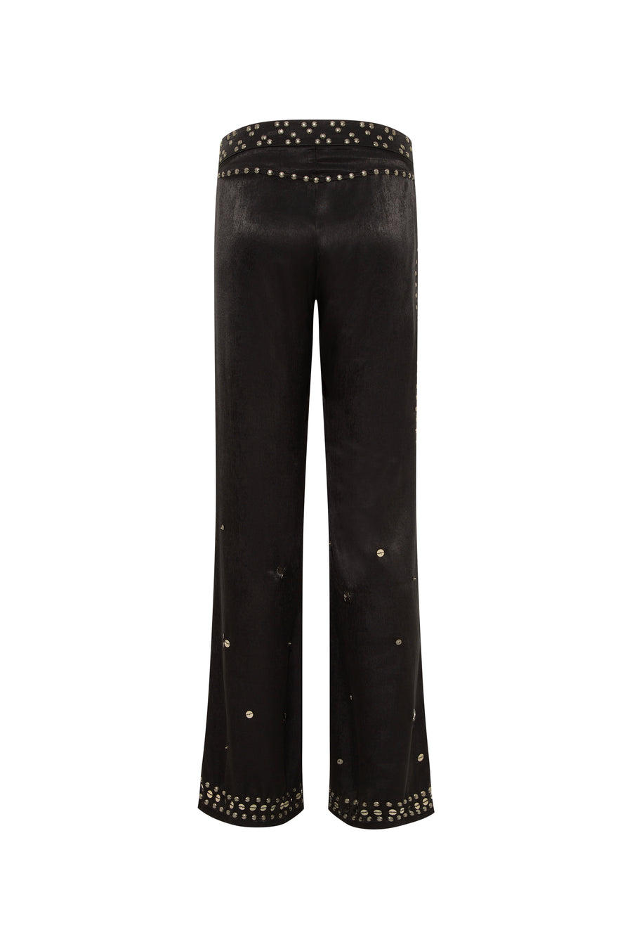 BRITY - Low-rise straight-leg embellished pants