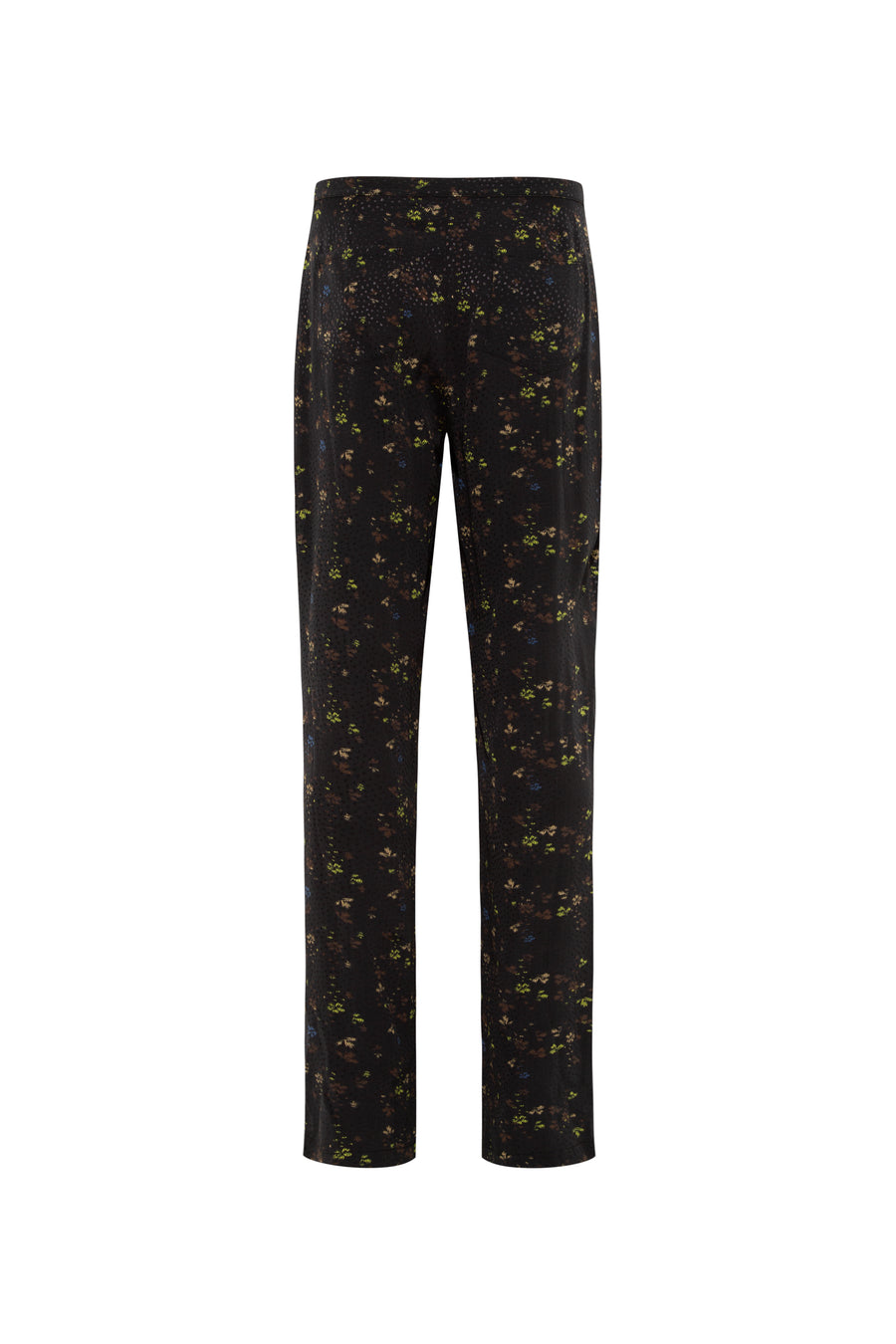 ELZA - Low-rise floral-print straight-leg pants