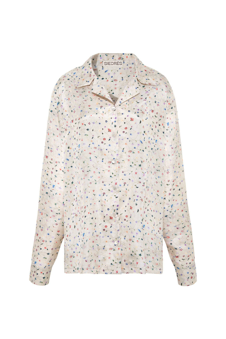 ERAS - Floral printed button-down shirt