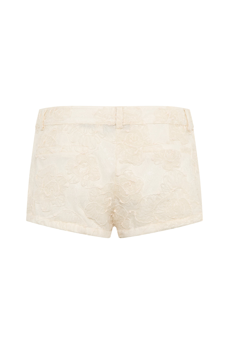 HOLI - Floral tulle overlayed mini shorts