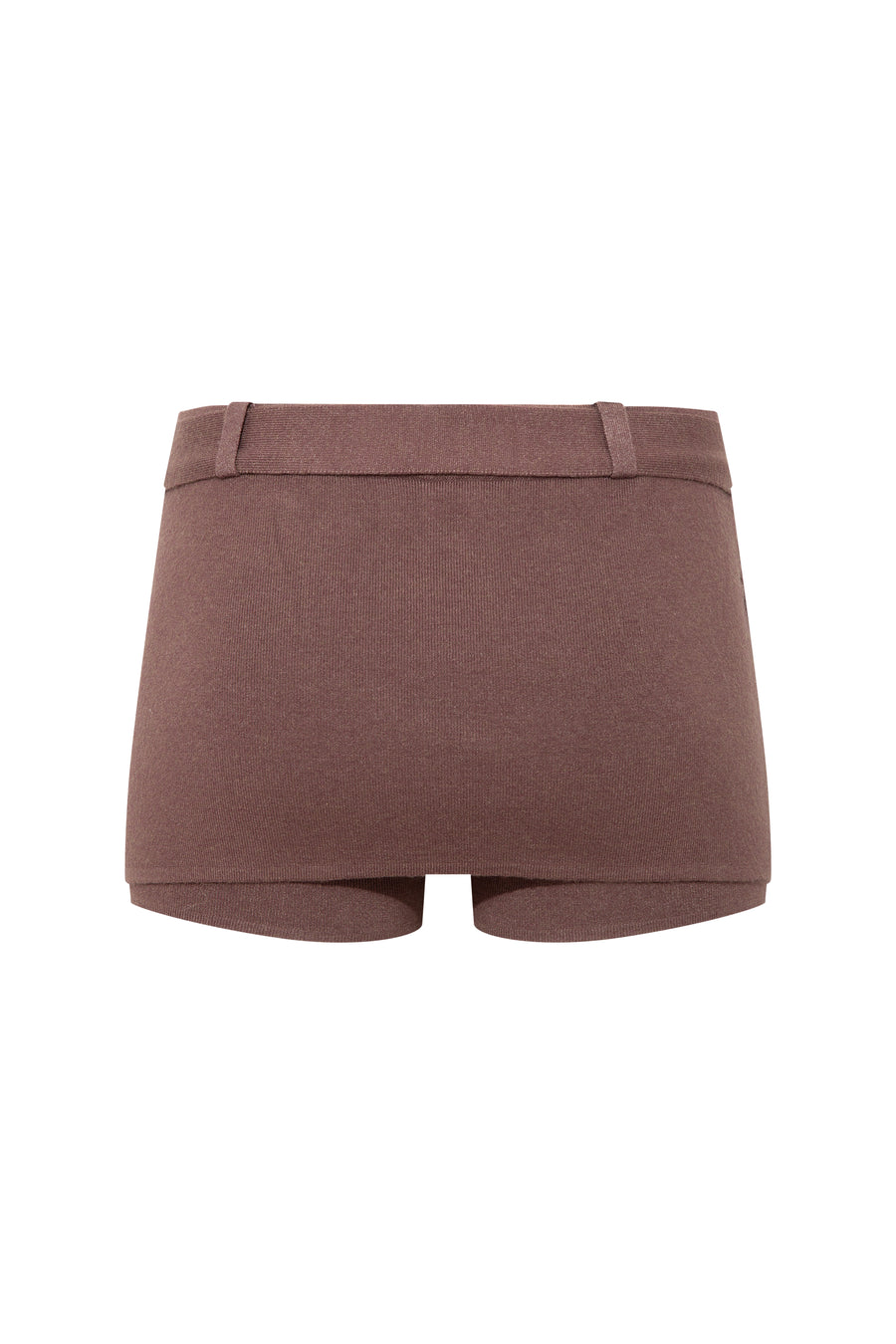 JASMY - Mini knit skort with belt detail