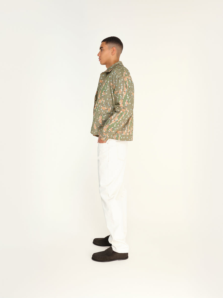 STEVE - Boxy-fit printed jacket