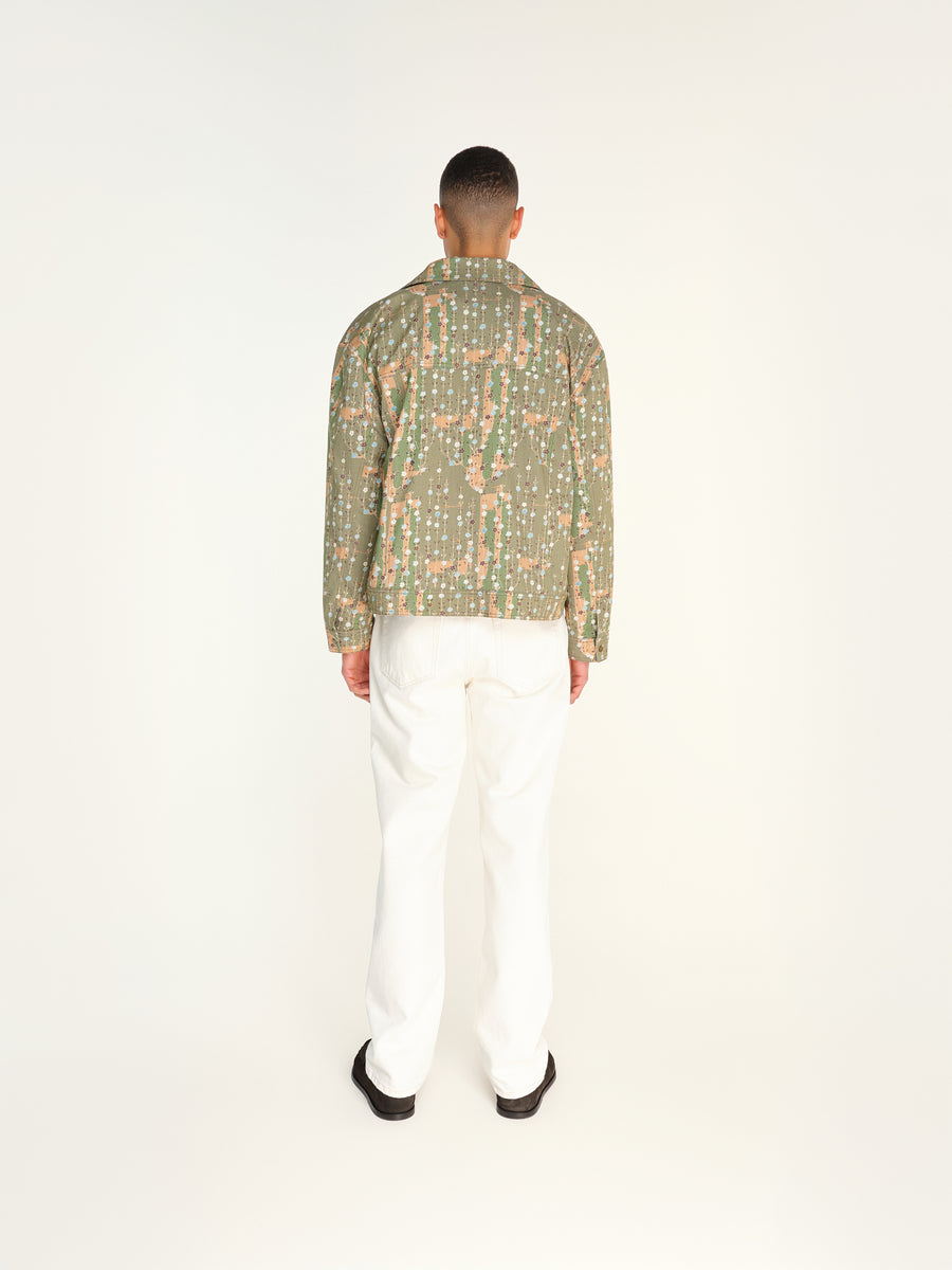 STEVE - Boxy-fit printed jacket