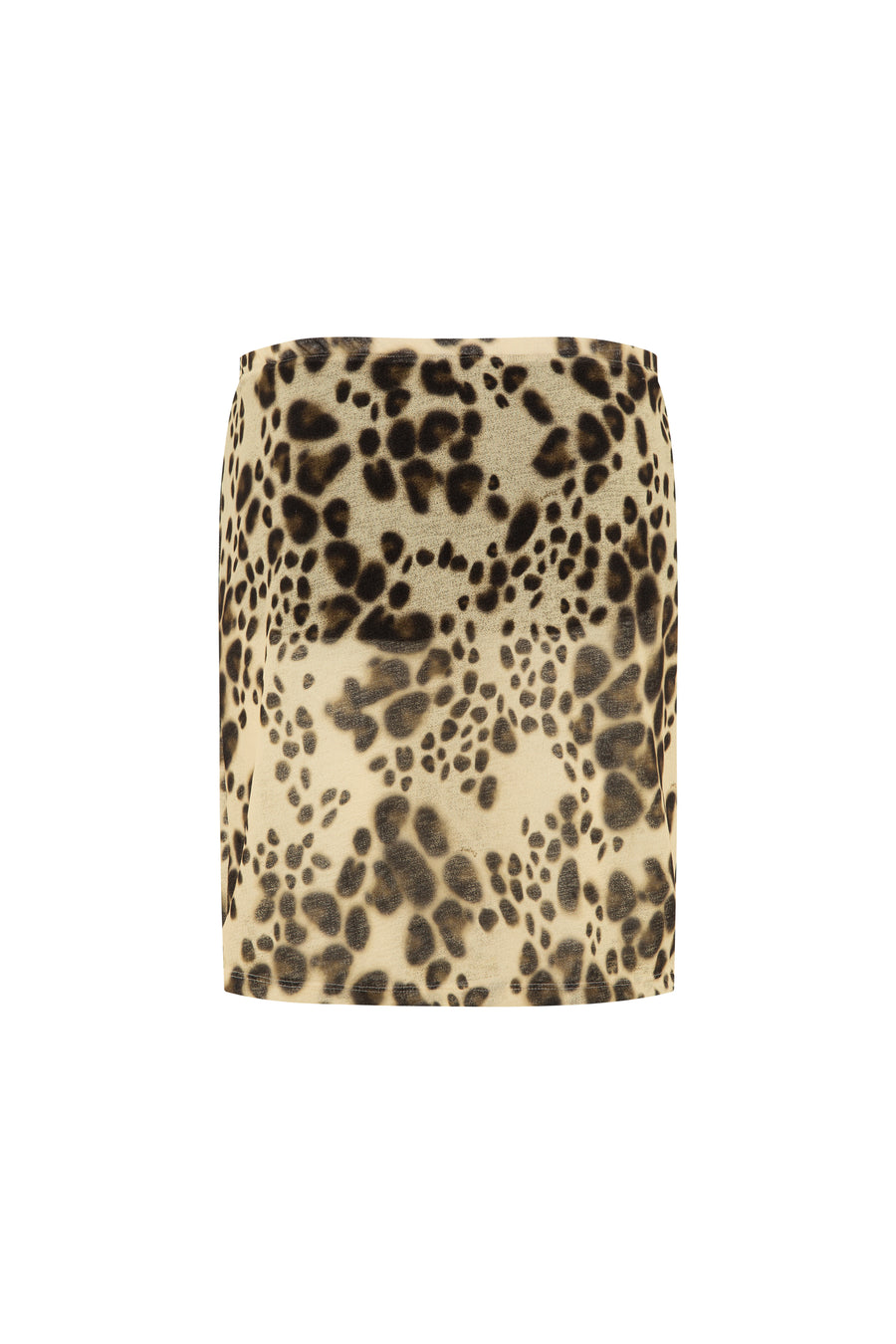 OXENA - Animal-print skirt with mini shorts