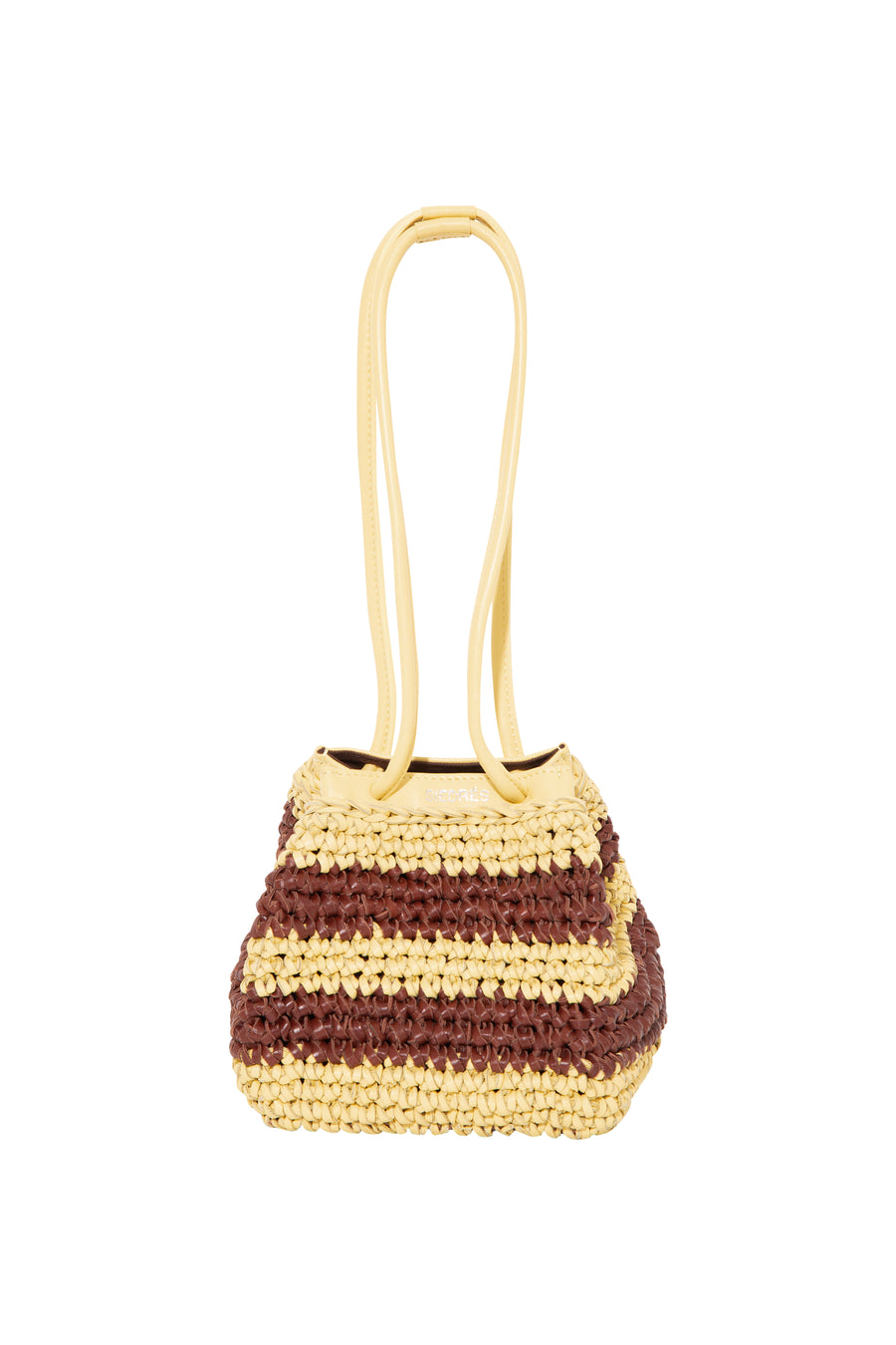 TIA - Mini woven leather shoulder bag shoulder strap