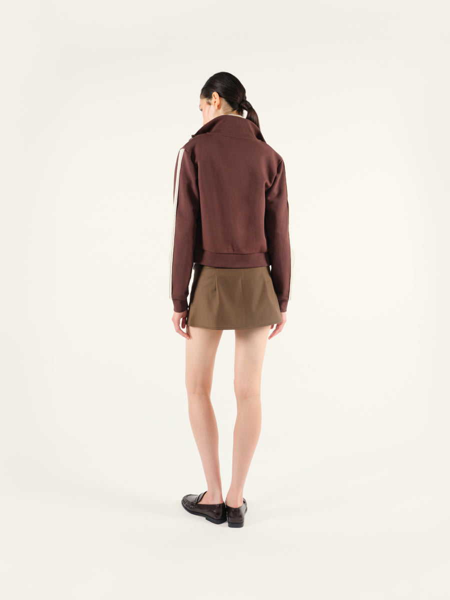 NEYS - Low-rise pleated mini skirt