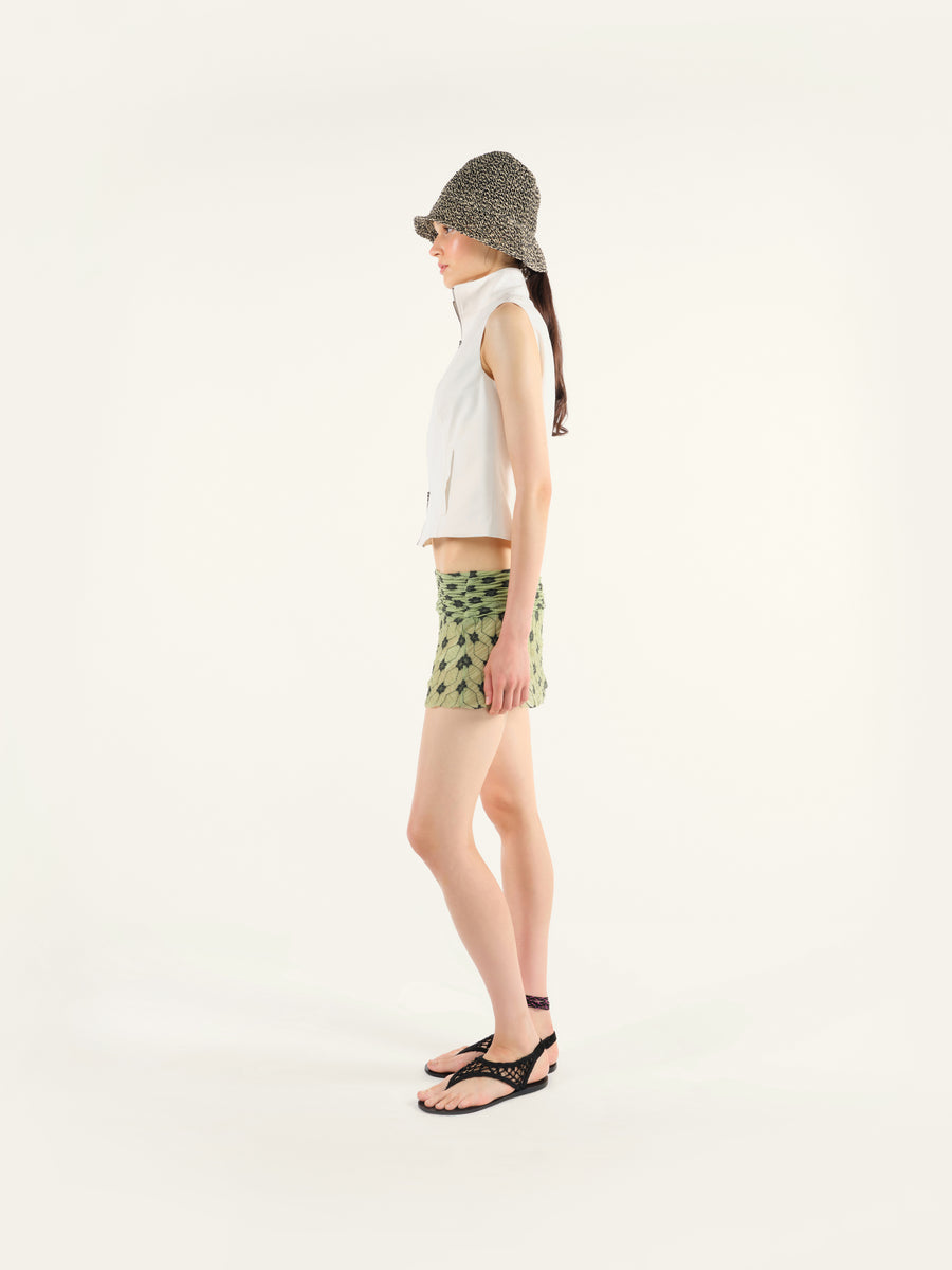 REMI - Ruched mini skirt